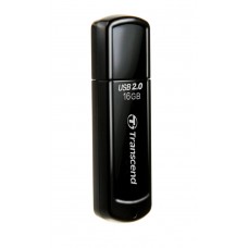 Transcend JetFlash 350 16GB USB Pen Drive (Black)